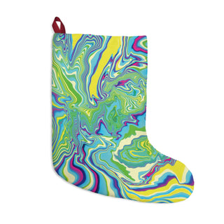 Neon Dreams Psychedelic Christmas Stocking