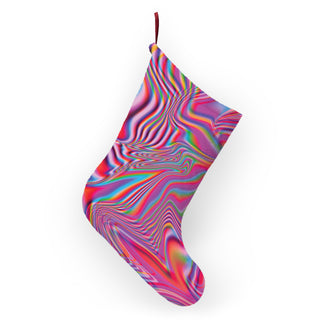 Pink Dreams Psychedelic Christmas Stocking