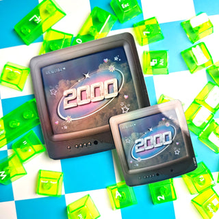 2000s Retro TV Holographic Sticker