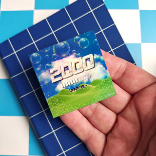 2000s Loading Holographic Sticker