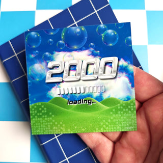 2000s Loading Holographic Sticker