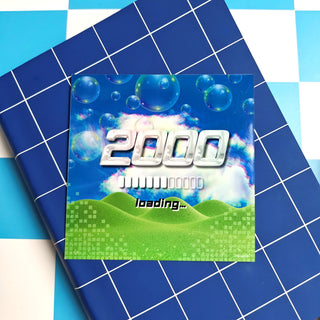 2000s Loading Holographic Sticker