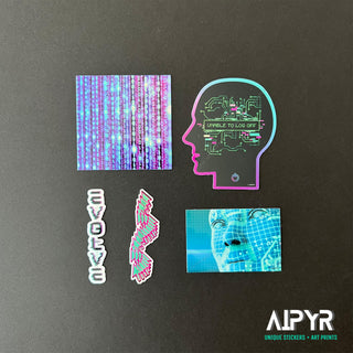 Mini Cyberpunk Sticker Pack - Set 2