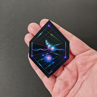 Dimension Jumping Sticker