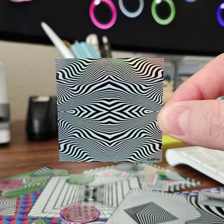 2 inch Hypnotic Wave Sticker