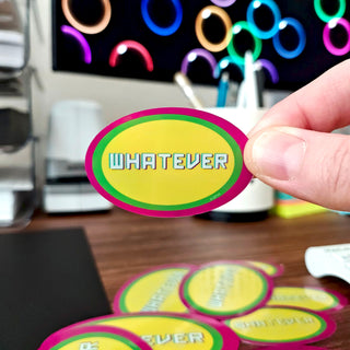 Y2K Whatever Sticker