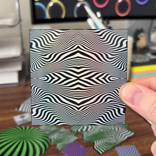 3 inch Hypnotic Wave Sticker