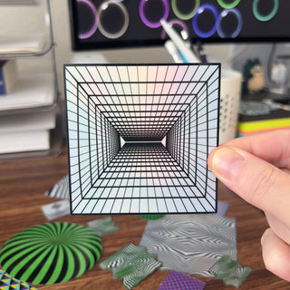 Infinite Void Holographic Sticker