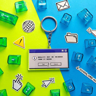 Webcore Retro Computer Keychain