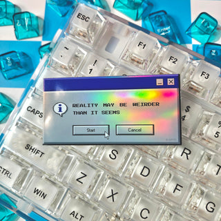 90s Weird Reality Sticker