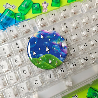 90s Y2K PC Glitch | 2.25" Button or Fridge Magnet
