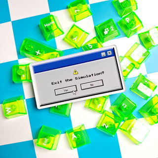 90s Exit The Simulation Error Magnet