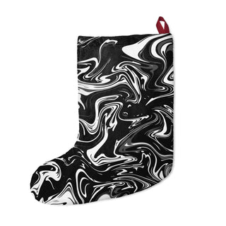 Monochrome Chaos Christmas Stocking