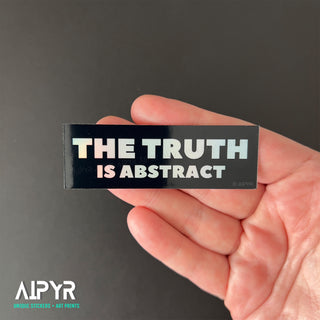 Abstract Truth Sticker