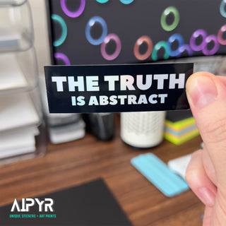 Abstract Truth Sticker