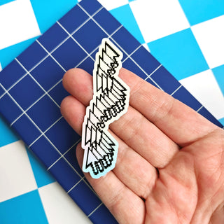 Vaporwave Computer Cursor Sticker