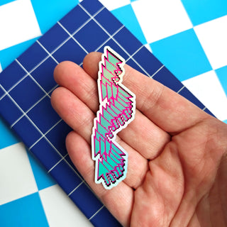 Vaporwave Computer Cursor Sticker