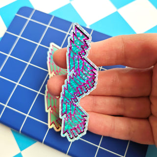 Vaporwave Computer Cursor Sticker