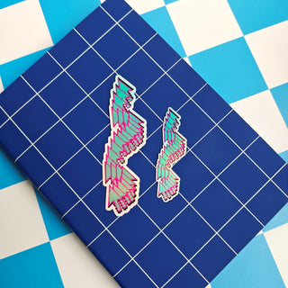 Vaporwave Computer Cursor Sticker