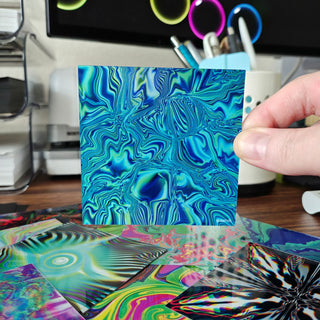 3 inch Frutiger Flow Holographic Sticker