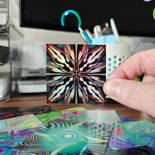 Chromatic Glitch Sticker