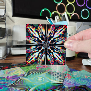Chromatic Glitch Sticker