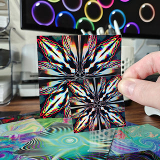Chromatic Glitch Sticker