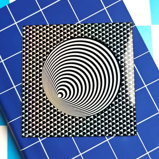 Cube Illusion Holographic Sticker