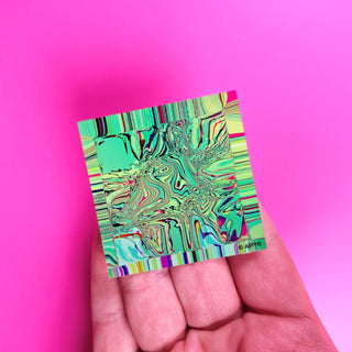 Cubic Meltdown Sticker