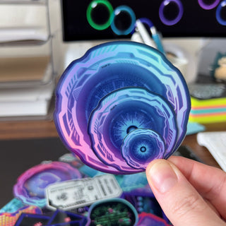 Cyber Eye Holographic Sticker