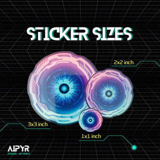 Cyber Eye Holographic Sticker