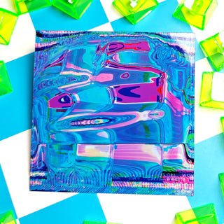 Cyber Fluid Glitch Sticker