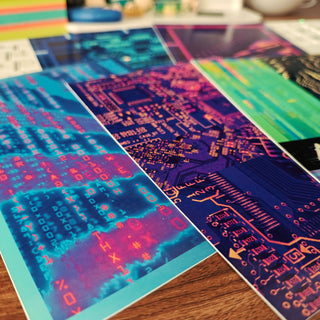 Cyberpunk Art Prints Set