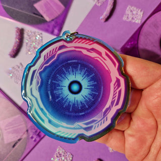 Cyberpunk Eye Keychain