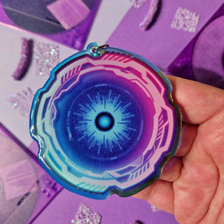 Cyber Eye Cyberpunk Keychain
