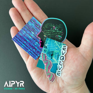 Mini Cyberpunk Sticker Pack - Set 2