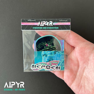 Mini Cyberpunk Sticker Pack - Set 2