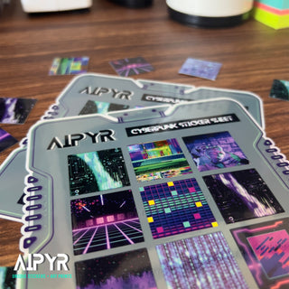 Cyberpunk Sticker Sheet