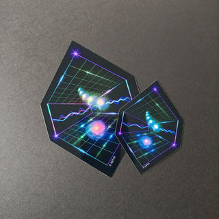 Dimension Jumping Sticker