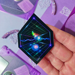 Dimension Jumping Sticker
