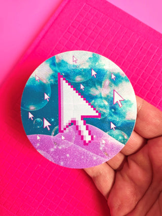Glitter Dreamcore Computer Cursor Sticker