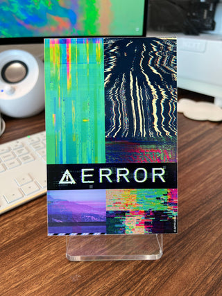 Error Glitch Art Print by AIPYR