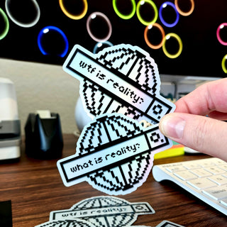Retro Existential Internet Sticker