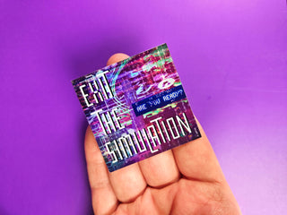 Existential Escape Vaporwave Sticker