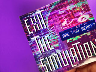 Existential Escape Vaporwave Sticker