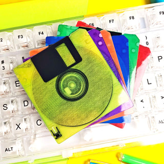 Floppy Disk Holographic Sticker