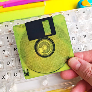 Floppy Disk Holographic Sticker