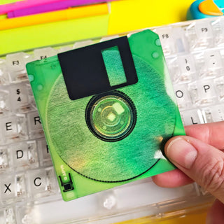 Floppy Disk Holographic Sticker