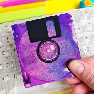 Floppy Disk Holographic Sticker