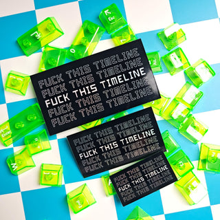 Group of F*ck This Timeline Stickers